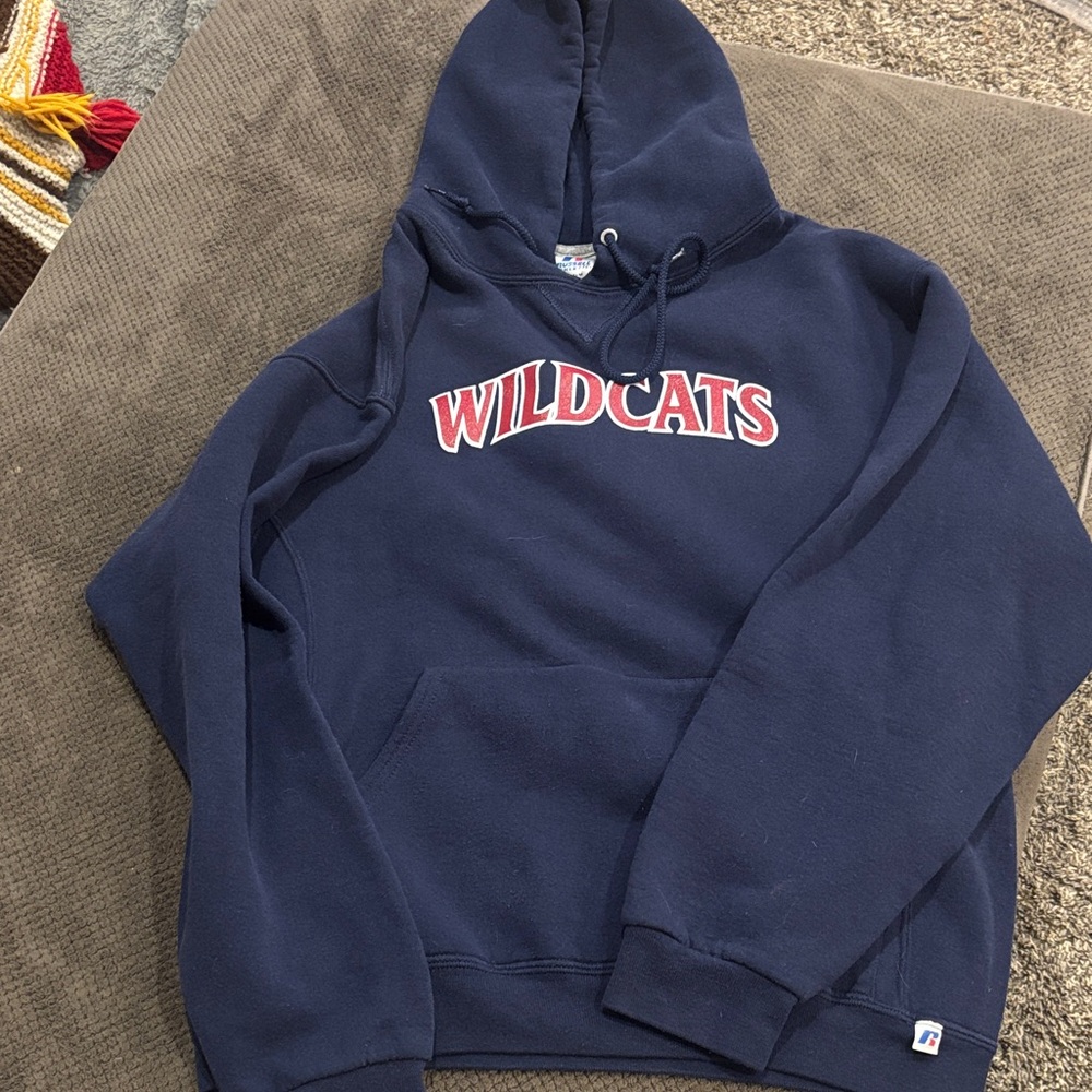 Arizona 'WILDCATS' Hoodie with Red & White Logo size medium